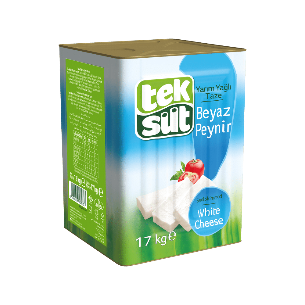 Teksüt Yarım Yağlı Beyaz Peynir 17 kg