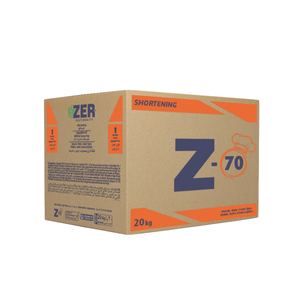 Zer Z-70 Bitkisel Margarin Shortening (Bisküvi ve Pasta) 20 kg