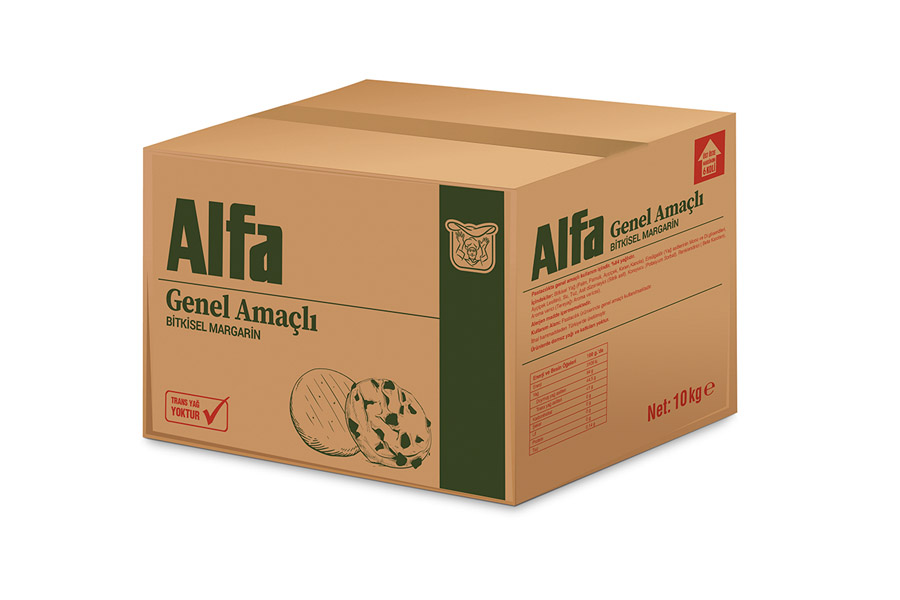 Alfa Genel Amaçlı Bitkisel Margarin 10 kg