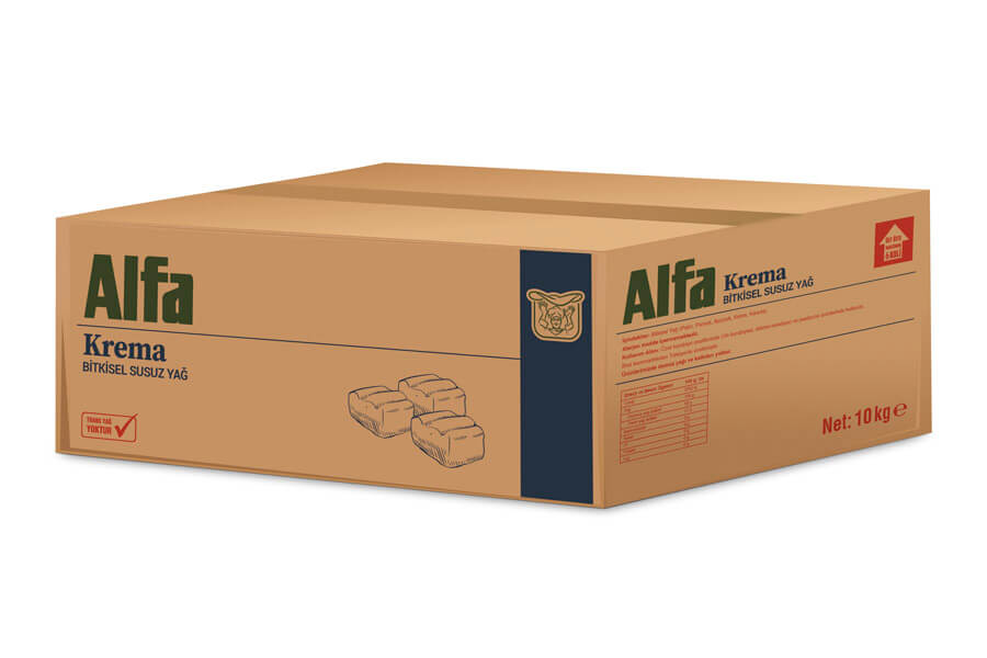 Alfa Krema Bitkisel Susuz Yağ 10 kg