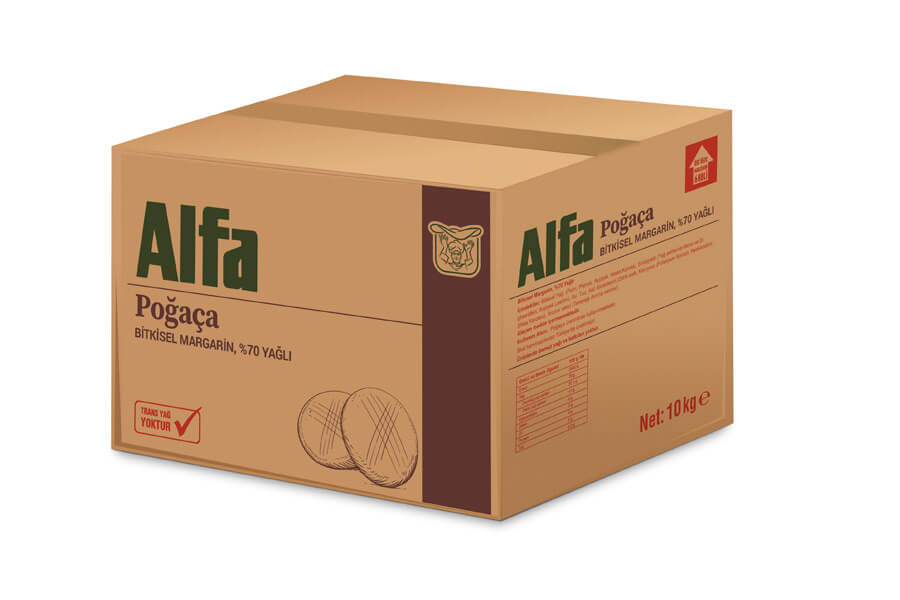 Alfa Poğaça Bitkisel Margarin 10 kg