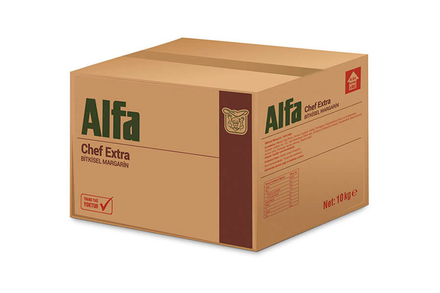 Alfa Chef Extra Bitkisel Margarin 10 kg